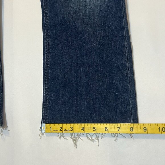 J. Crew women’s Jeans Billi Demi Boot Crop Size 29 Mid Rise Blue Kicked Leg - Picture 7 of 16